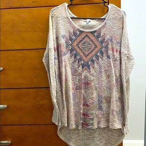 Long Sleeve Hi-Low Top